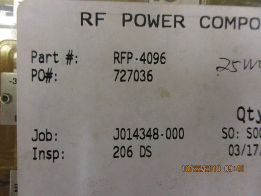 RFP-4096 RF Power Components RF Power Module BRAND NEW!