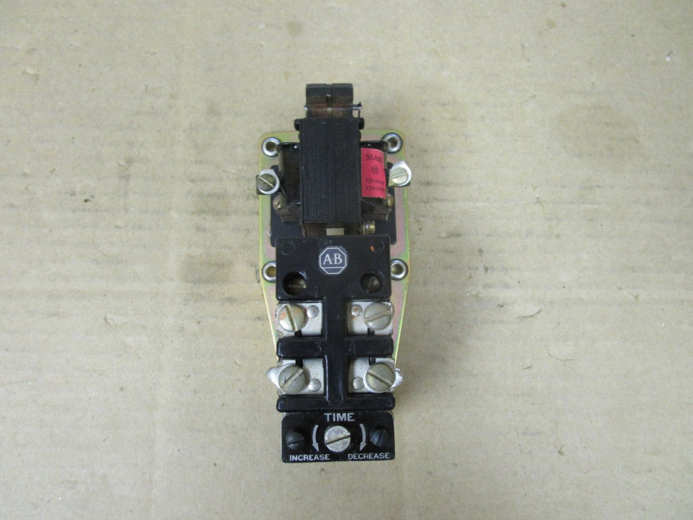 ALLEN BRADLEY TIMING RELAY BCT-894Z0D25B 120V COIL BULL 849