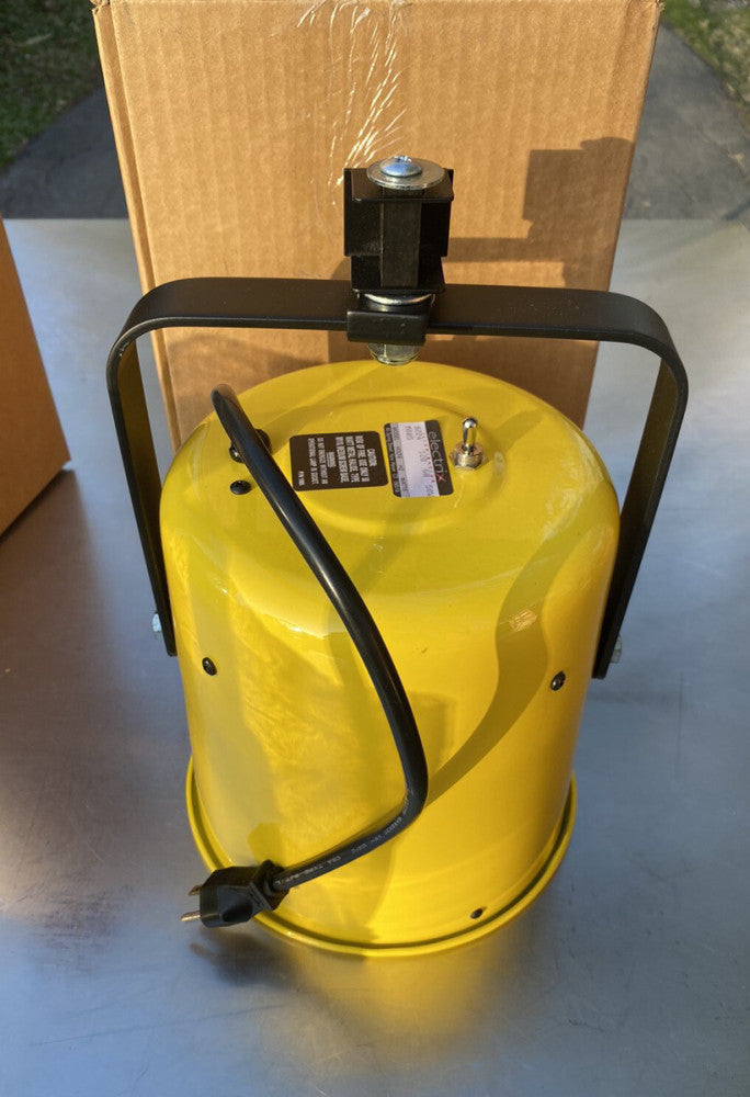 Electrix 8224 M805 120V 50W Hanging Clamp On Studio Style Yellow Spot Light 