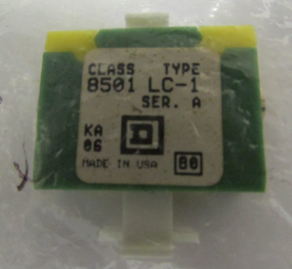 SQUARE D 8501 LC 1 65239 L Relay Contact Cartridge Block   8501 LC-1