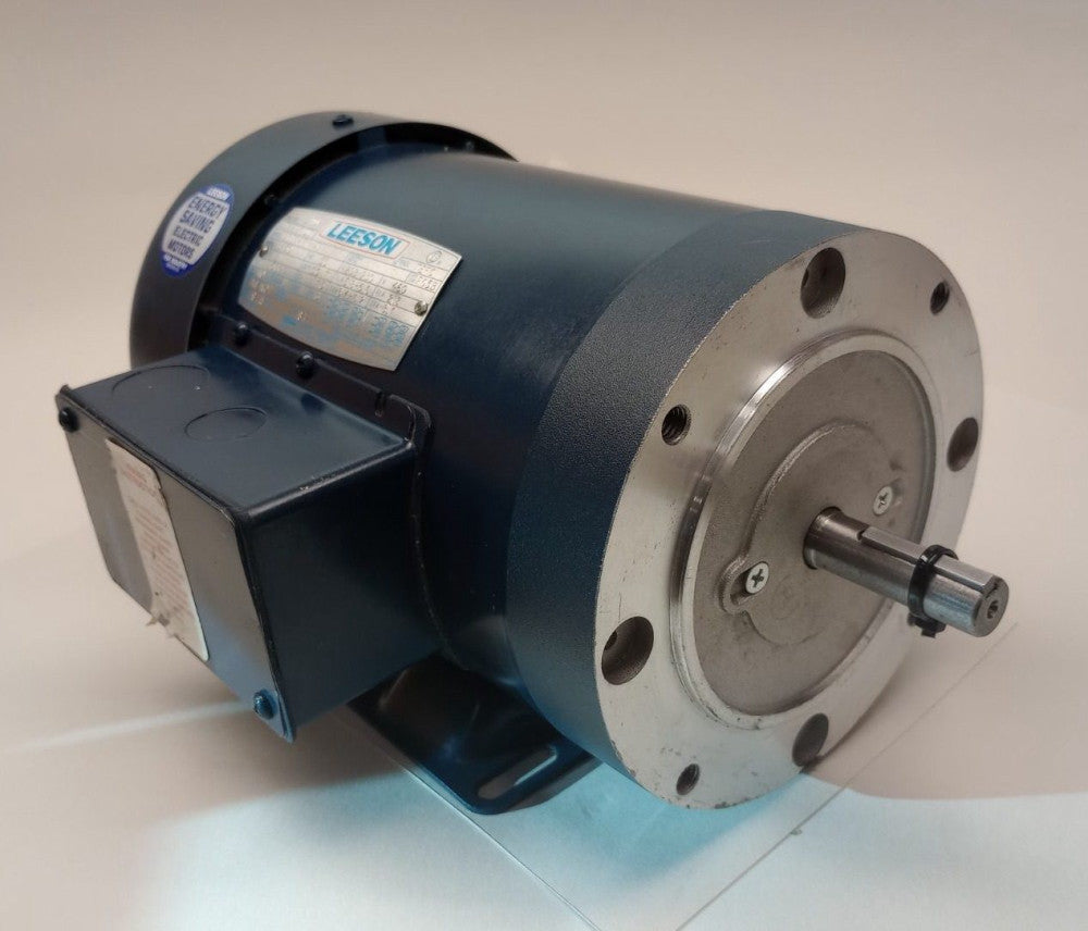 Leeson 113927.00 Used Electric Motor C6T34FK44C 3ph 2hp 208-203/460V 3450rpm