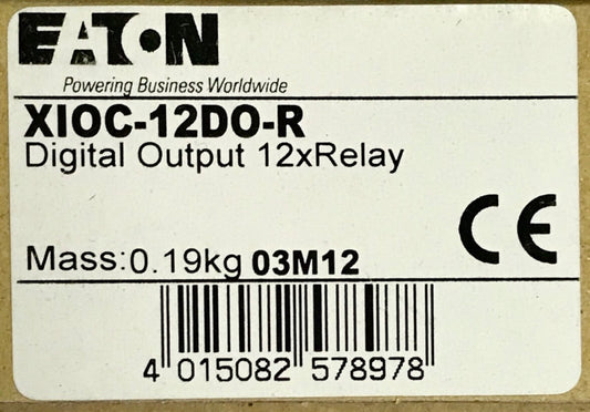 EATON XIOC 12DO R 12X Relay Digital Output Module