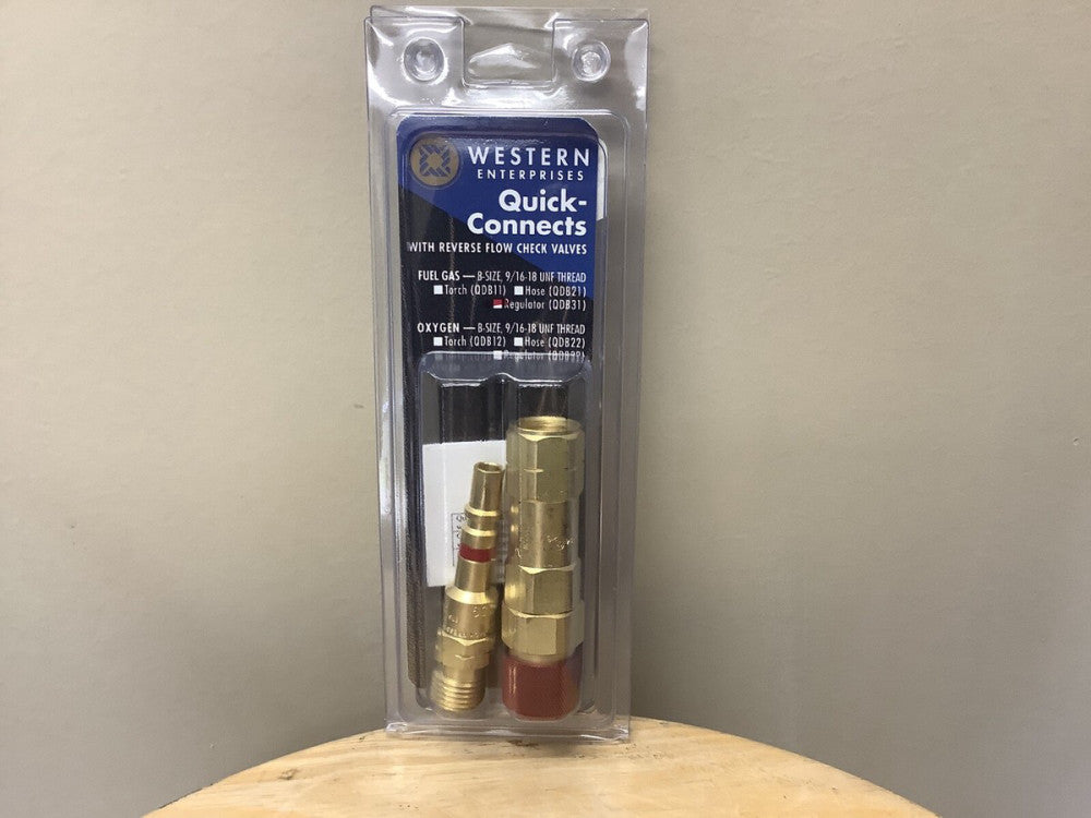 Western QDB31 Regulator To Hose Fuel Gas Quick Connects 