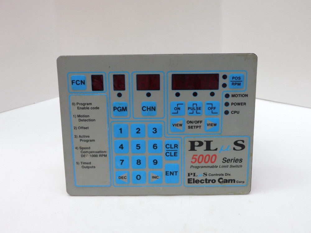 ELECTRO CAM PLUS 5000 SERIES PROGRAMMABLE LIMIT SWITCH PS-5104-10-016-C-L-E