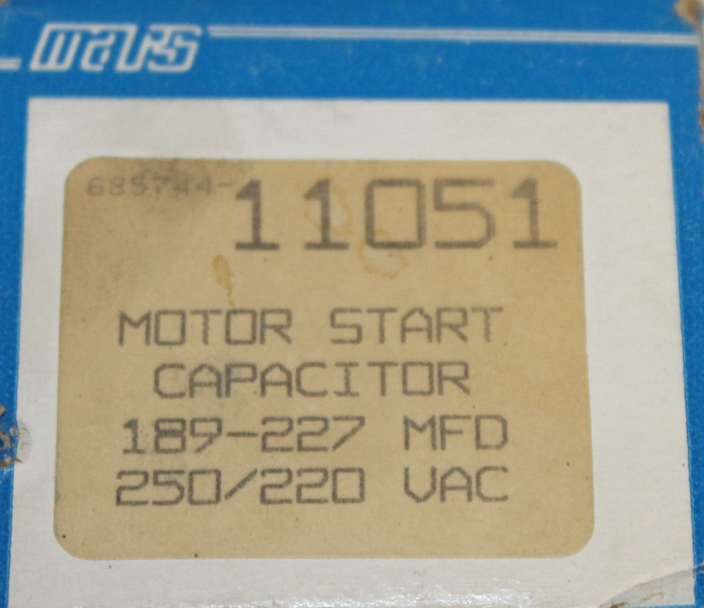MARS Motor Start Capacitor 11051