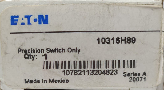 EATON CUTLER HAMMER 1031H89 Snap Action Precision Limit Switch