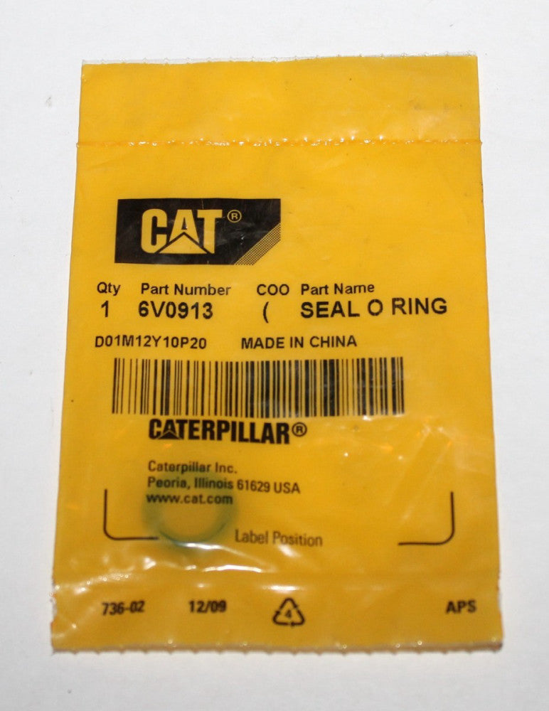 CATERPILLAR CAT 6V0913 Seal O Ring O Ring Seal D01M12Y10P20