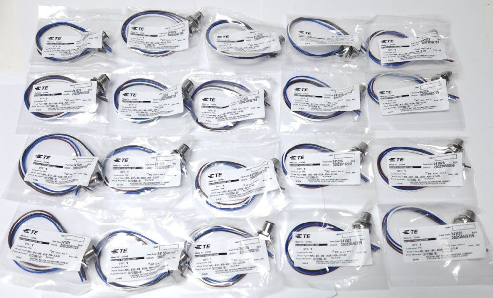 LOT OF 20 TE CONNECTIVITY T4171210004 001 MOUSER 571-T417 RPC M12 MB 4CON PG9