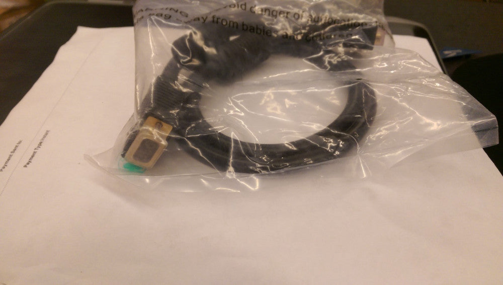 Monoprice, 2897, 3ft SVGA Super VGA M/F Monitor Cable w/ ferrites, Brand New!