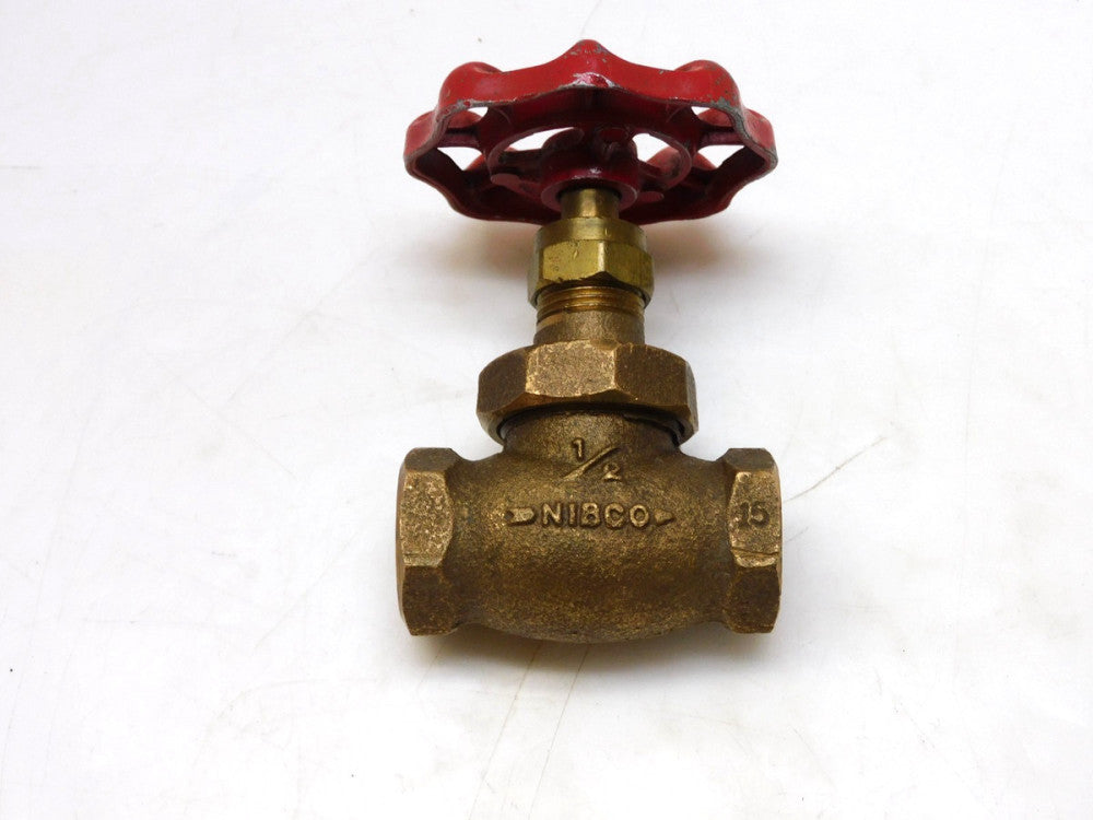 NIBCO 1/2" NPT THREADED BRONZE GLOBE VALVE WWP175