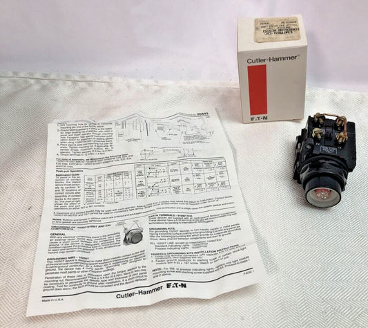 EATON E34FPB24-EXC Pretest Light Corrosion Resistant Indicating Light LED
