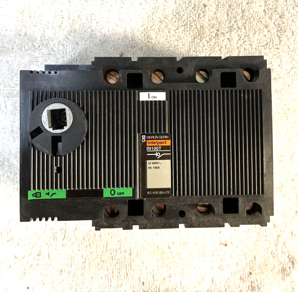 Merlin Gerin Interpact IN100T 4-Pole Disconnect Switch