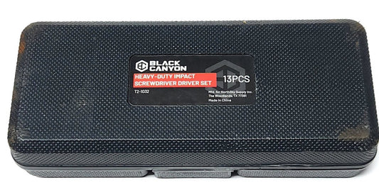 BLACK CANYON T2-1032 Heavy Duty Impact Screw Driver Set BPCS