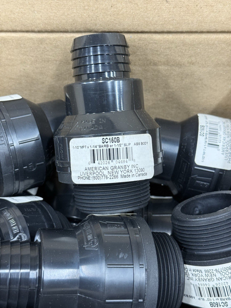Box of 20 - American Granby SC150B Sump Check Valve 1-1/2" MPT - New