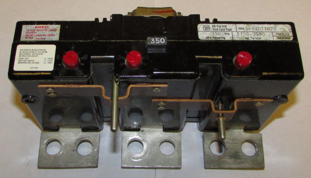 WESTINGHOUSE NB3350PT 350 Amp NB TRI PAC Trip Unit 5682D77G29