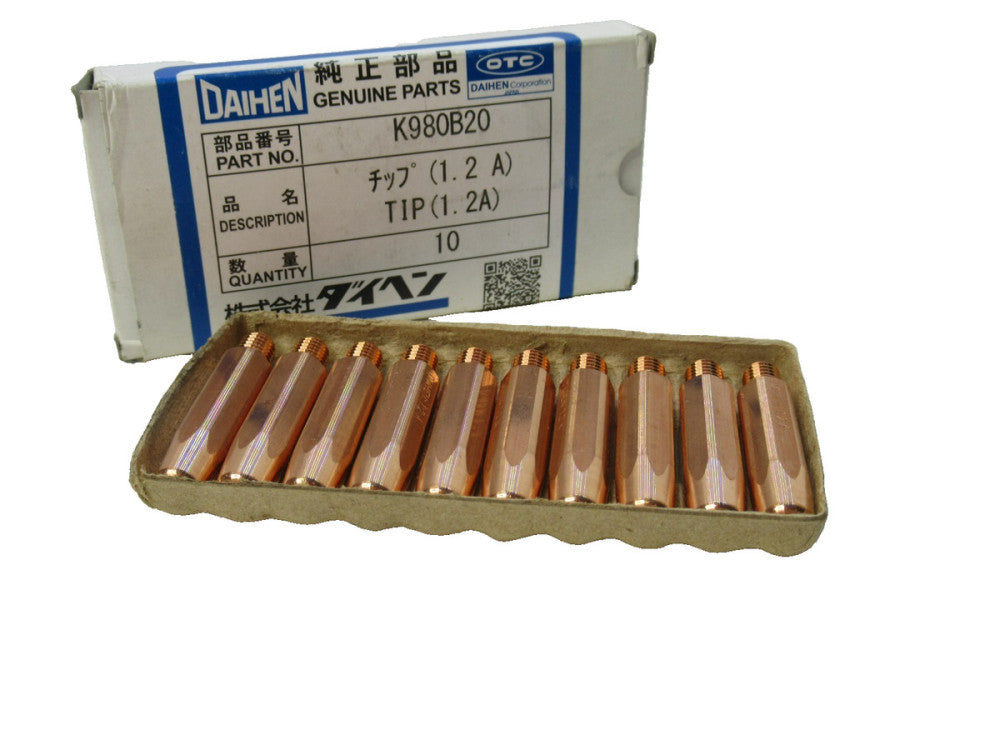 Daihen K980B20 Contact Tip (New - Pack of 10)