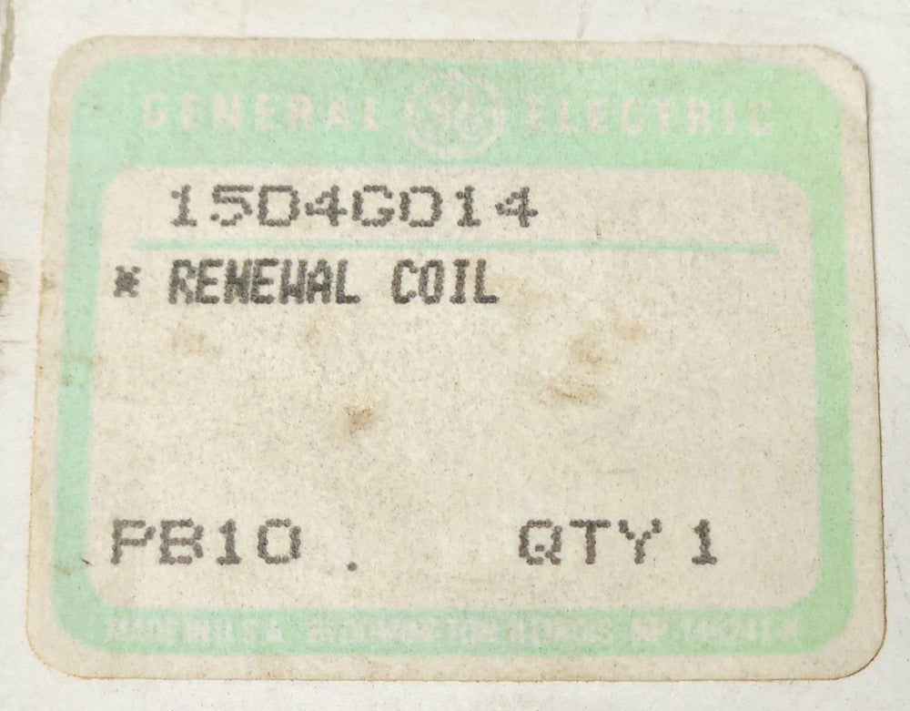 GENERAL ELECTRIC 15D4G014 Renewal Coil 115 VAC