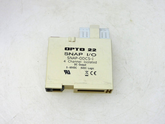 OPTO 22 SNAP I/O SNAP-ODC5-i 4 CHANNEL ISOLATED DC OUTPUT MODULE 5-60VDC