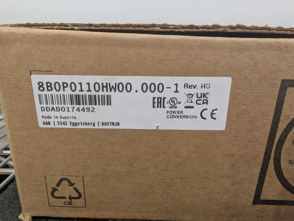 New, B&R, 8B0P0110HW00.000-1, SERVO DRIVE MODULE
