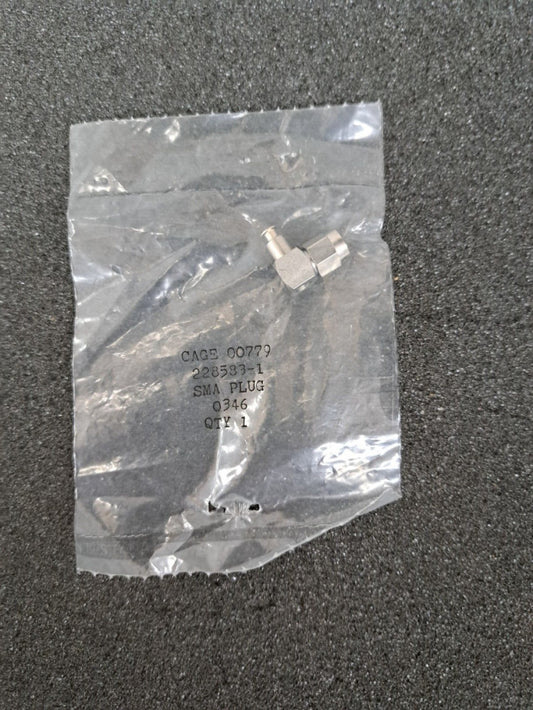 New, AMP/Tyco, 228583-1, CONN SMA PLUG R/A 50 OHM CRIMP