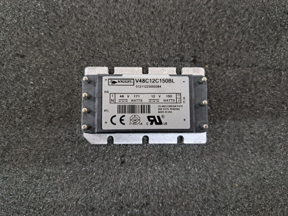 New, Vicor, V48C12C150BL, DC DC CONVERTER 12V 150W