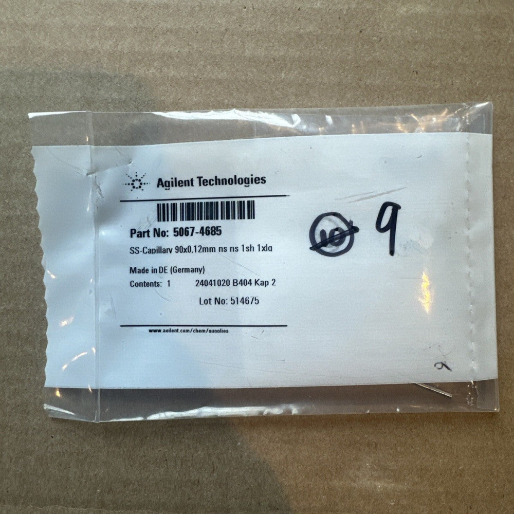 Agilent Technologies 5067-4685 SS-Capillary 90x0.12mm New