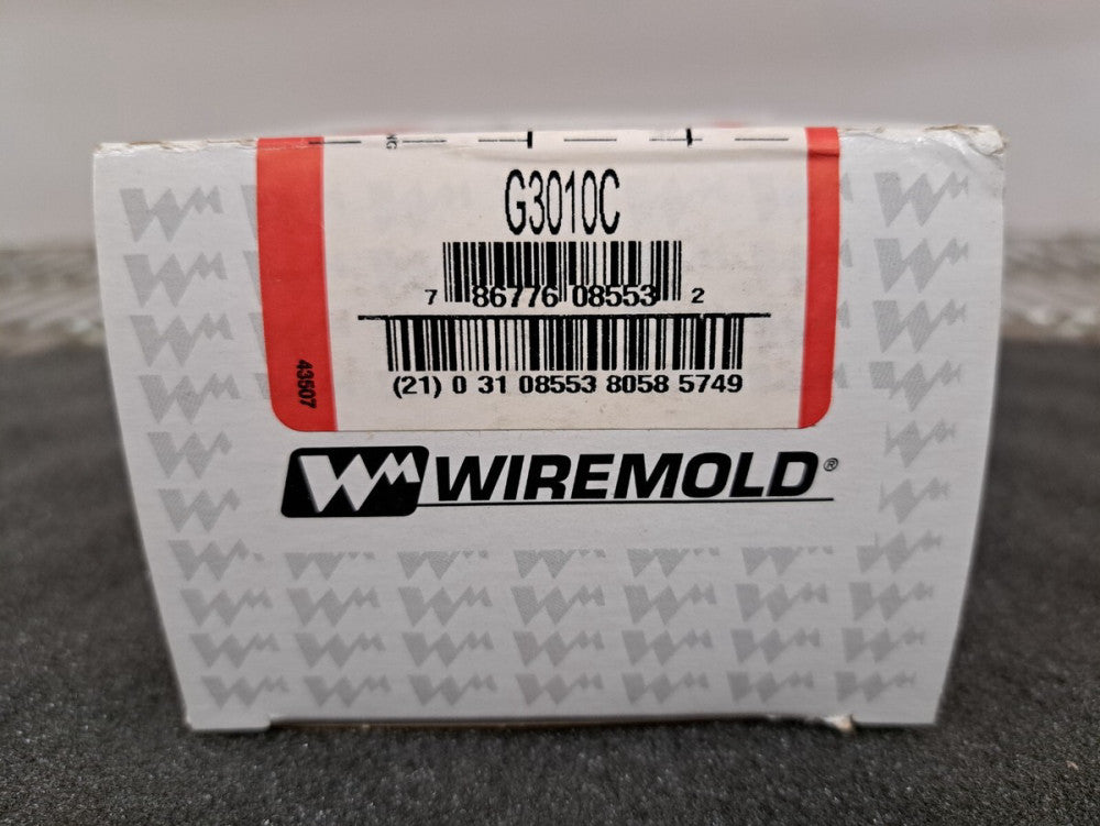 New, Wiremold, G3010C, STL ENTRANCE END FITTING 3000 GRAY