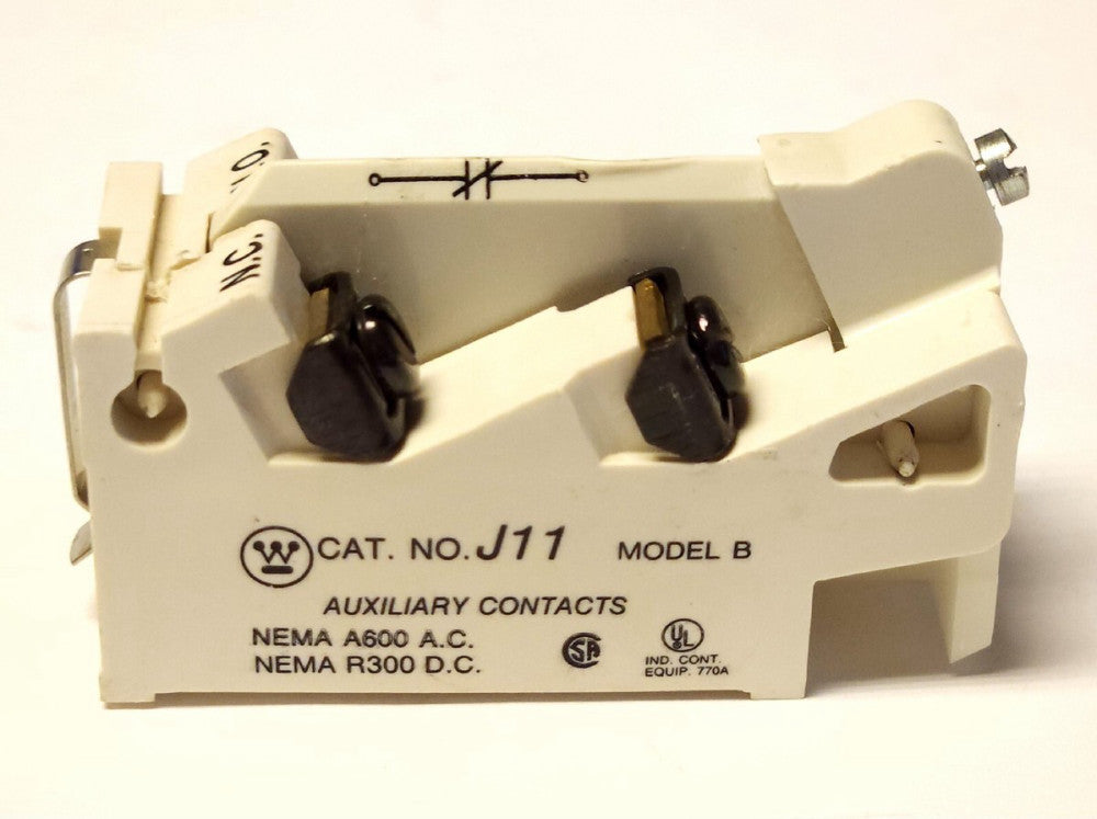 WESTINGHOUSE CUTLER HAMMER J11 2 NO 2 NC A200 V200 Auxiliary Contact 9064A17G01