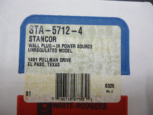 STA-5712-4, Stancor, Power Supply-110V 12VDC 1A, BRAND NEW!