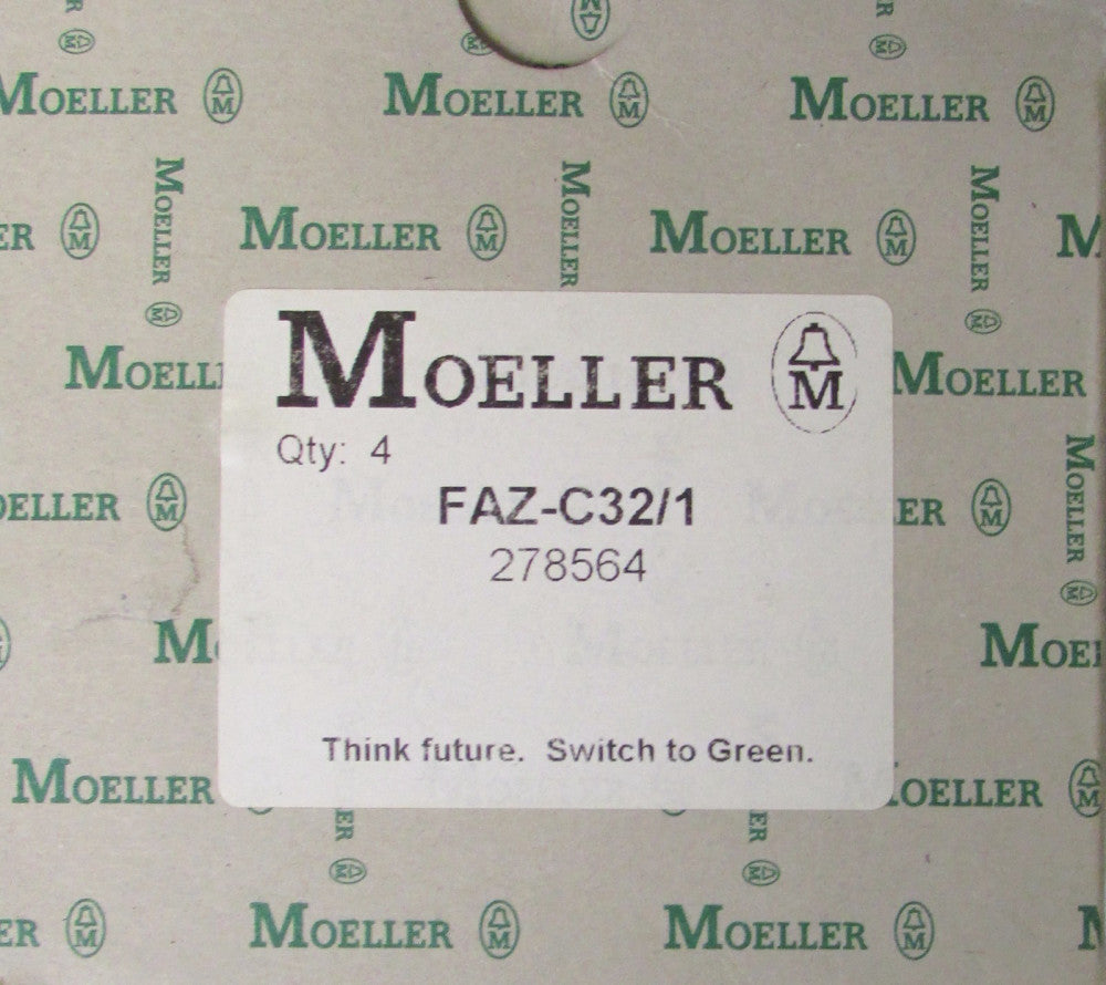 KLOCKNER MOELLER FAZ C32/1 Single Pole 32 Amp X Pole FAZ C32 Breaker