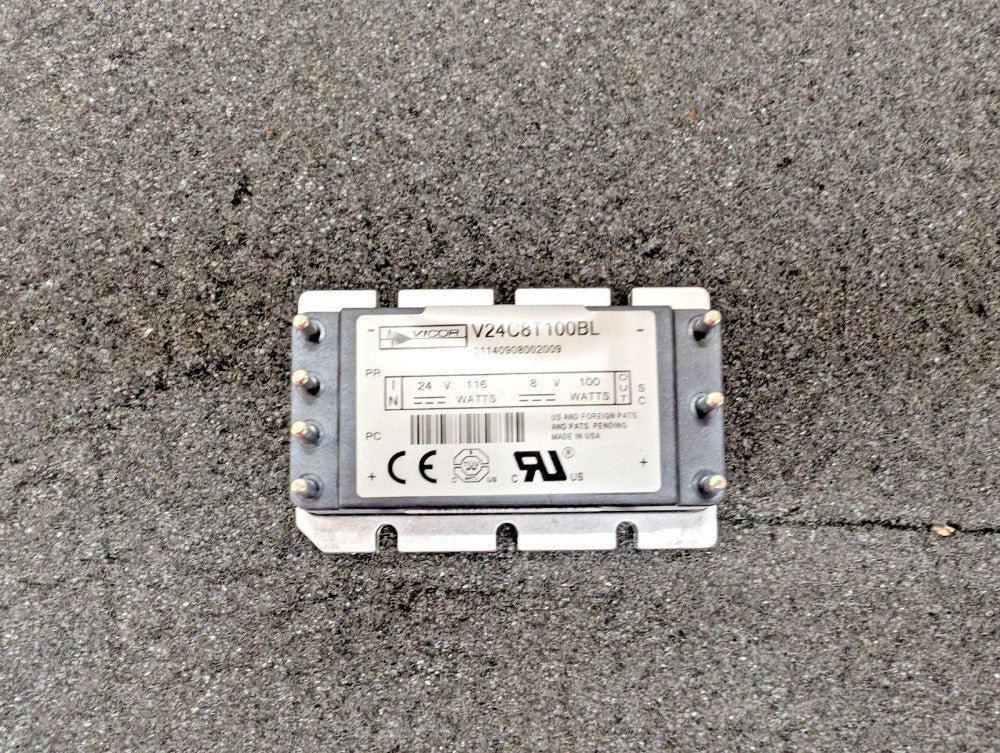 New, Vicor, V24C8T100BL, DC DC CONVERTER 8V 100W