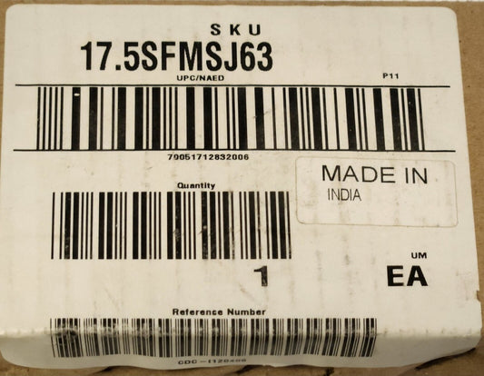 SEALED BUSSMANN 17.5SFMSJ63 High Voltage Fuse 17.5 KV 63 AMP