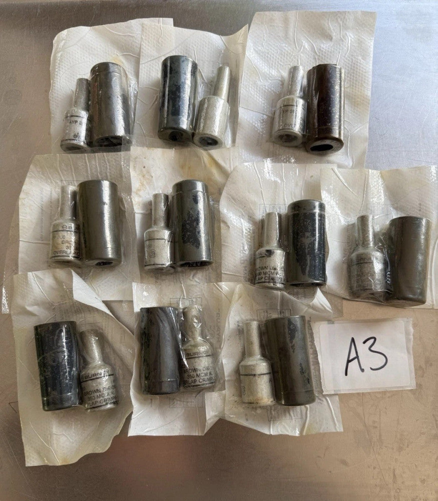 Lot Of 10 - BURNDY HYPLUG - AYP350 - 350 MCM - Unused