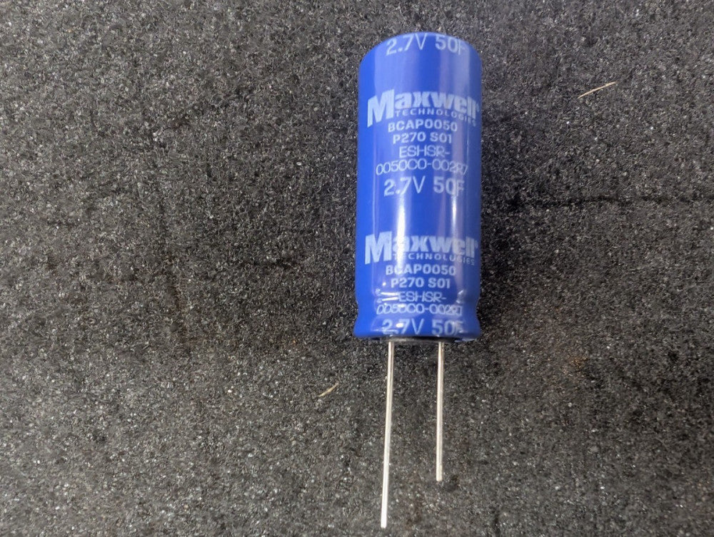 New, Maxwell Technologies, BCAP0050 P270 S01, CAP 50F -10% +20% 2.7V - Lot of 5