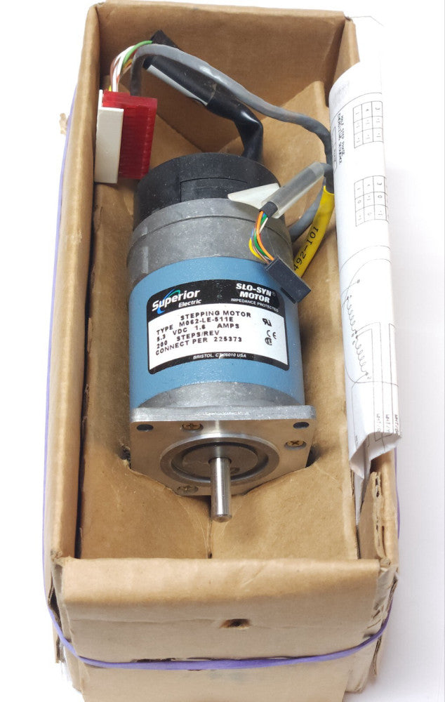 SUPERIOR ELECTRIC M062 LE 511E Stepping SLO SYN MOTOR 5.3 VDC 1.6 AMP 200 STEPS