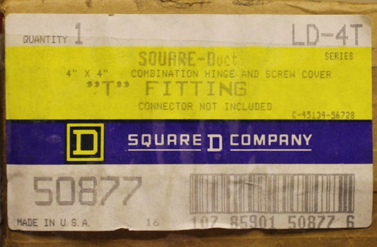 SQUARE D Square Duct Combo T Fitting LD-4T