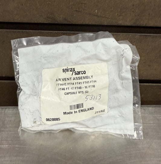 New Spirax Sarco 0620085 Air Vent Assembly for FT14HC FT14 FT41 FT43 FT40 FT10