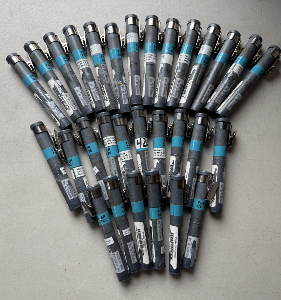 Lot of 30 - Arrow-Tech CD V-725 0-5R Dosimeter - Used 725