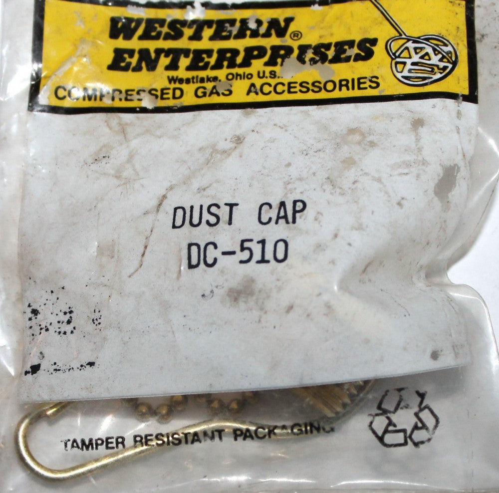WESTERN ENTERPRISES DC-510 Brass Compressed Gas Dust Cap DC 510