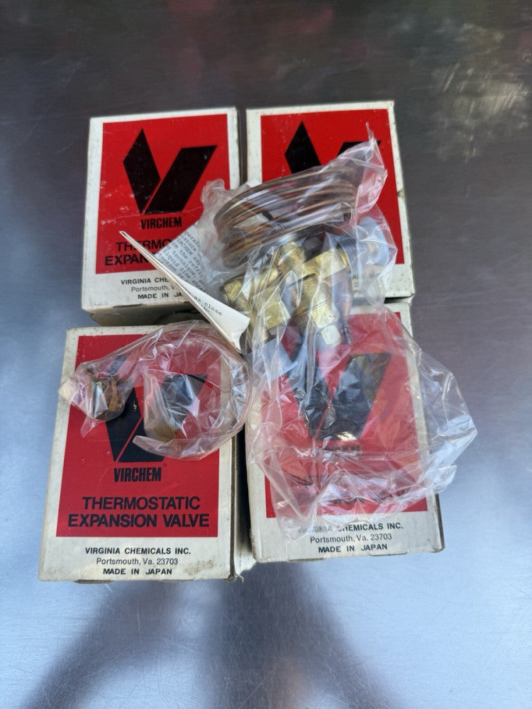 Lot of 4 - Virchem Thermostatic Expansion Valve SA 1 FA 3/8 SAE x 1/2 SAE R-12