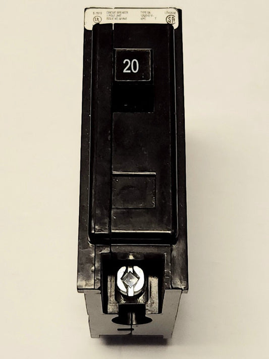 EATON CUTLER HAMMER BAB1020 Single Pole 20 AMP Type BA BAB Bolt In Circuit