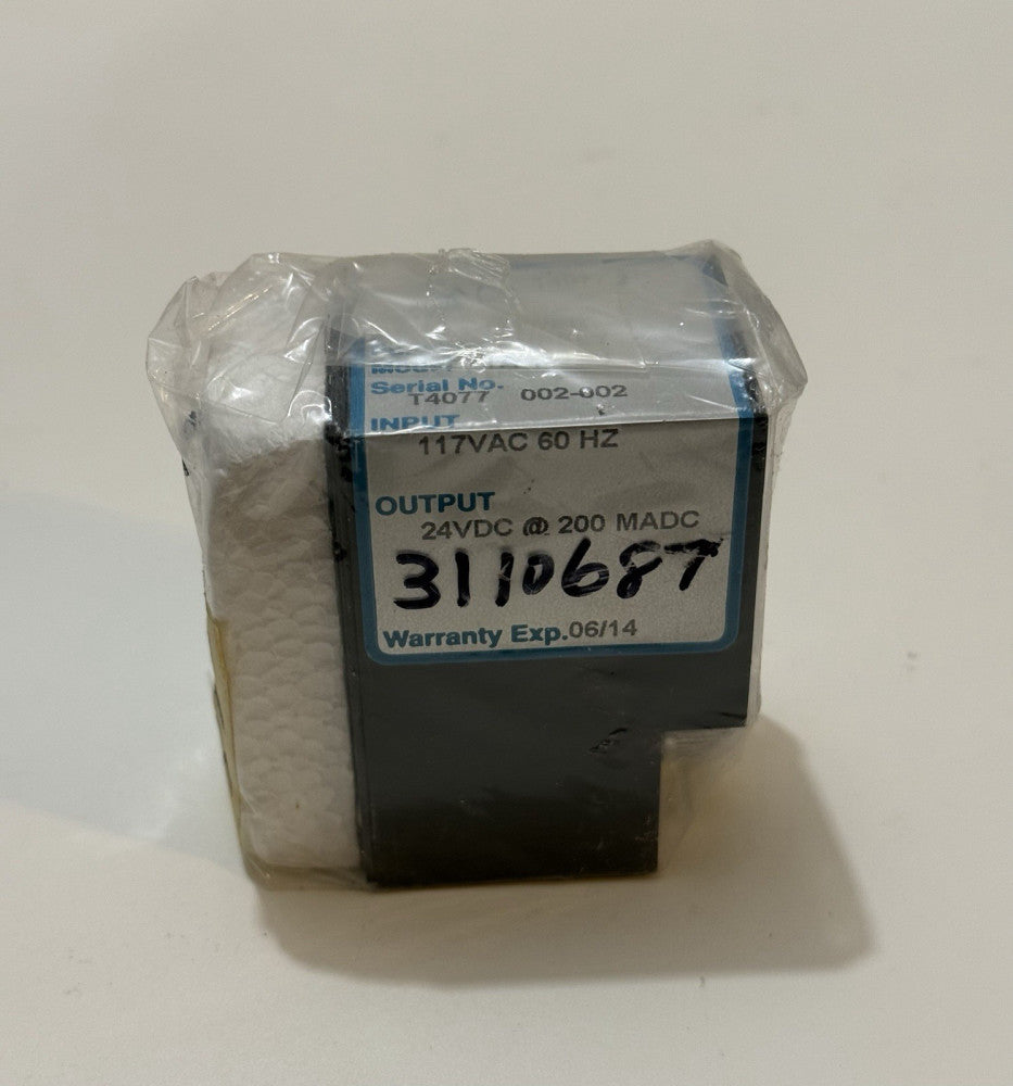 New AGM TA 4552-1 Power Supply 117 VAC INPUT , 24 VDC @ 200 MADC