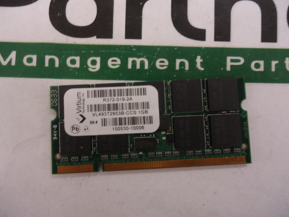 VL493T2953BCC, Virtium, Mem Mod, 128Mx72, PC2-3200 400MHz DDR2 ECC, BRAND NEW!