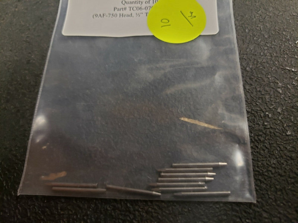 NEW, OTTO TOOL,TU-06-0700-03, 1/2" tube tungsten, 750 head, .049/.065 