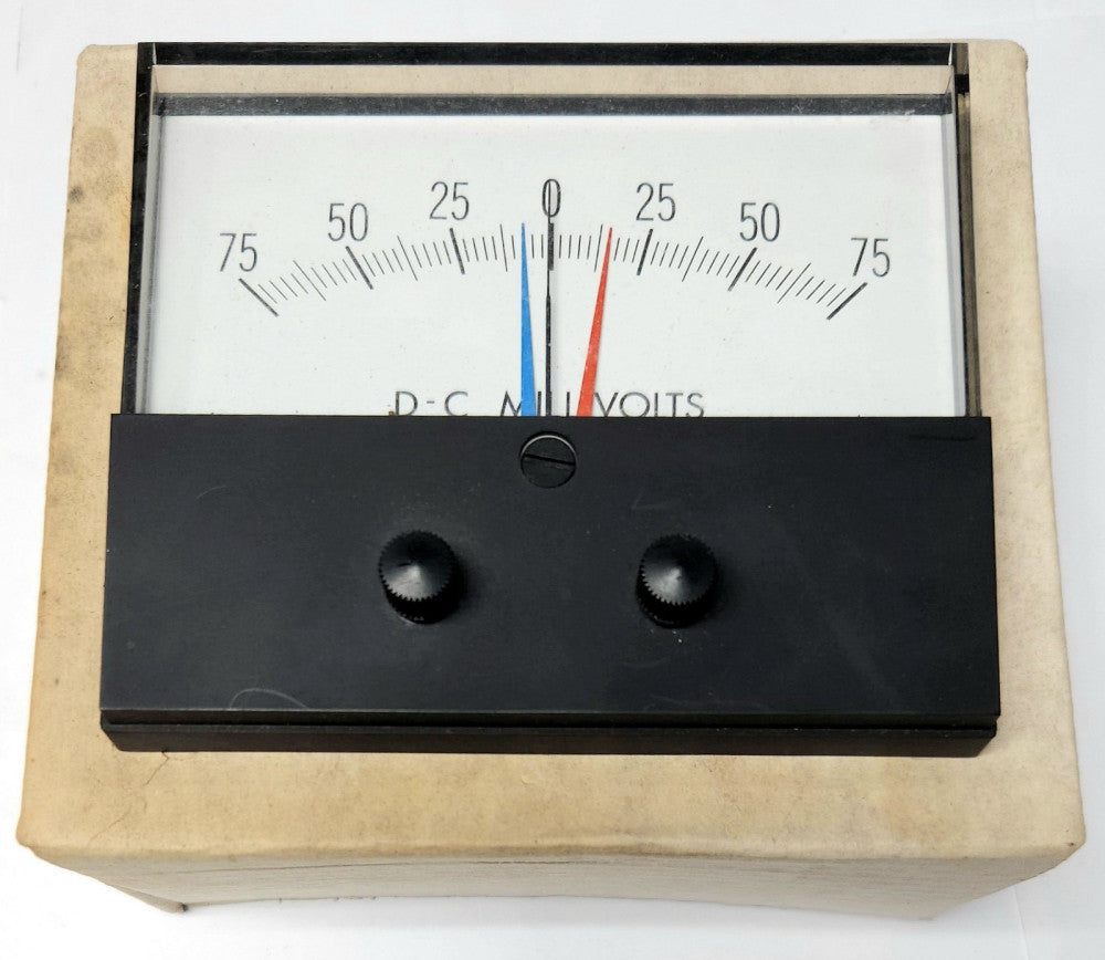 GENERAL ELECTRIC 50 1964641FXF1JAA 0-75 MILLIVOLTS DC Meter Relay DC MILLIVOLT