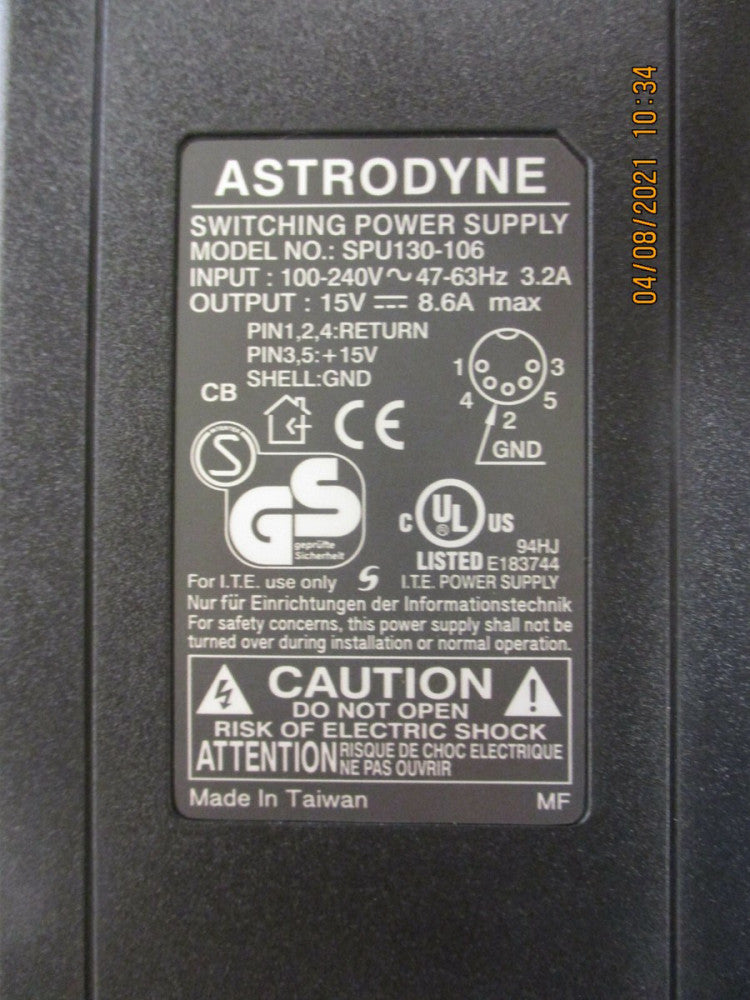 New, Astrodyne, SPU130-106, Switching Power Supply 