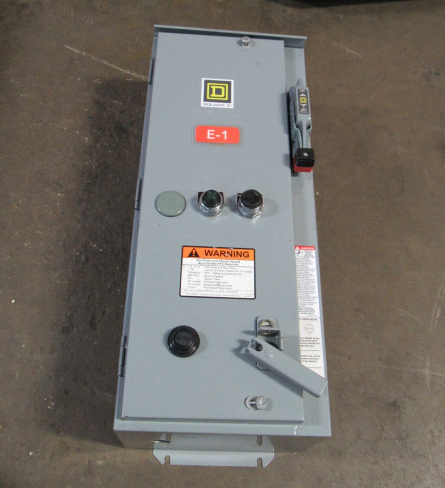 SQUARE D MOTOR STARTER COMBO 8538SDA44V83CFF4H10P45TX22Y74 SZ 2 8536SDO1H10S 24V