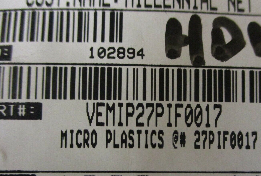 MICRO PLASTICS, 27PIF0017, PLASTIC PLUG(NEMA-SEALCON PLUG), NEW! LOT OF 100PCS!