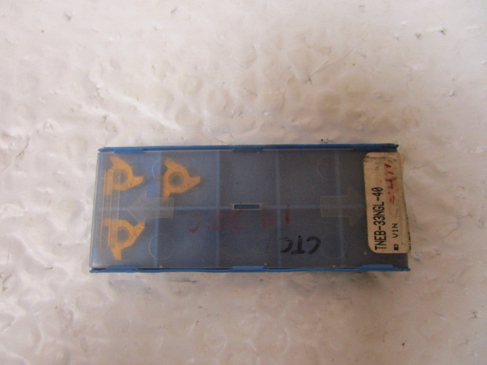Lot Of 3 Valenite V1N Carbide Inserts TNEB-33NGL-40