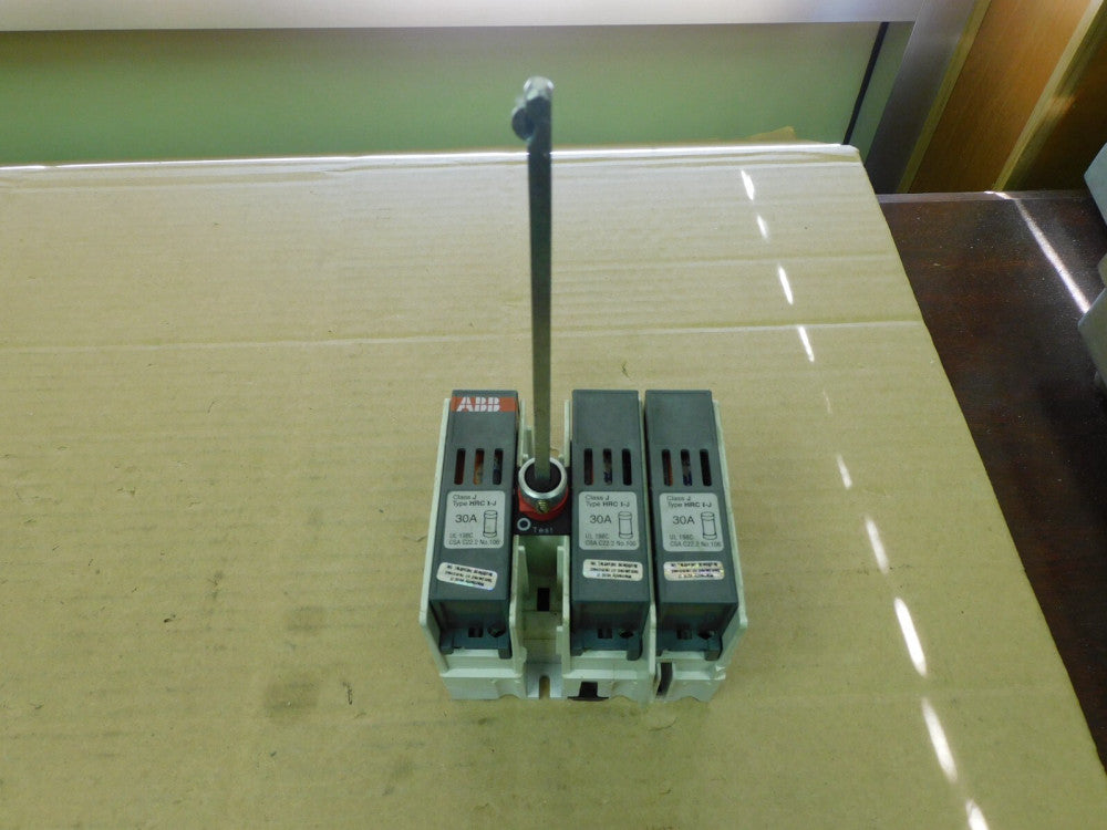ABB DISCONNECT SWITCH OS 30AJ12 30A 600Vac